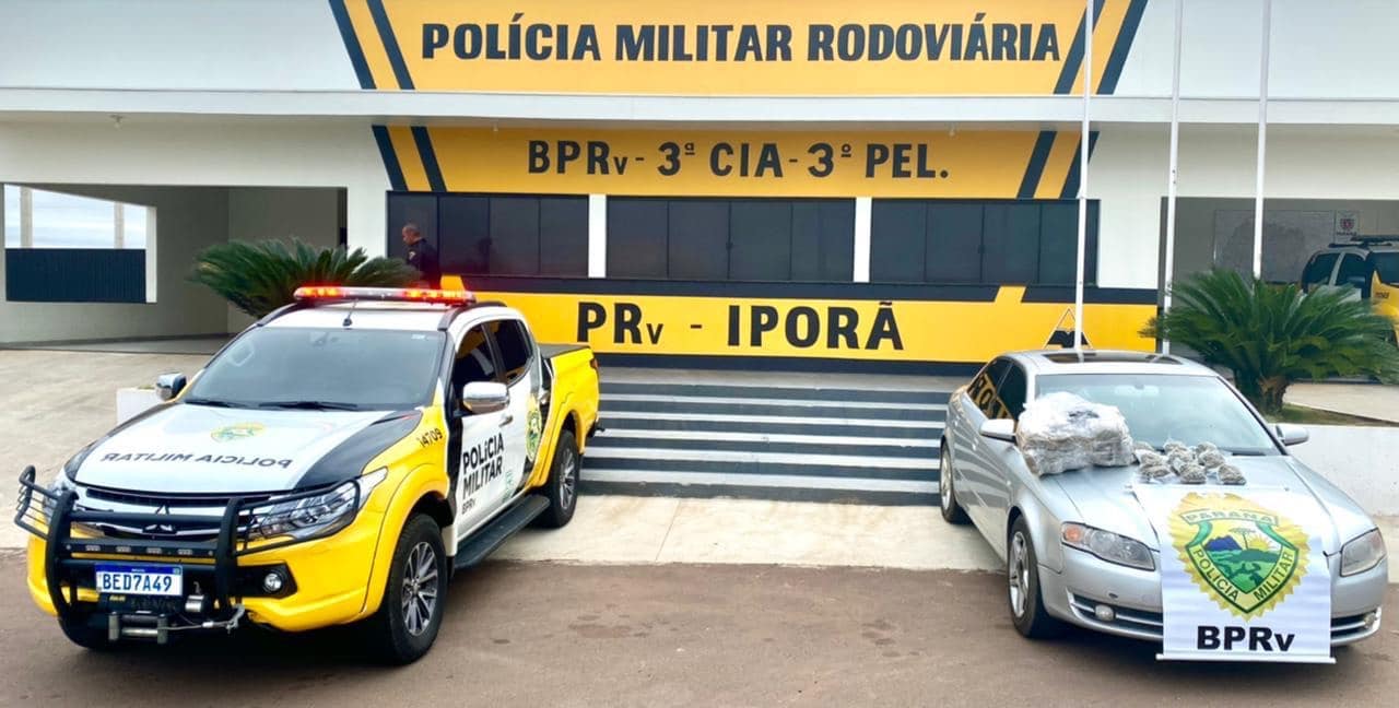PR 323 - PRE de Iporã apreende 352 kg de entorpecentes • Portal Guaíra