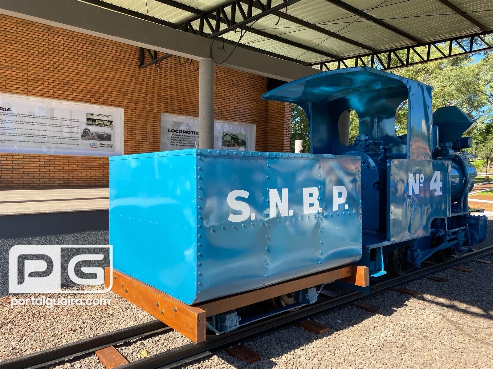 Guaíra - Município realiza solenidade de entrega da Locomotiva Koppel N°4 e da Estação • Portal Guaíra