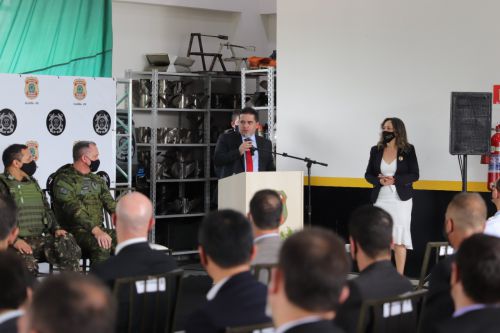 Guaíra - Executivo participa de inauguração do novo prédio do NEPOM • Portal Guaíra