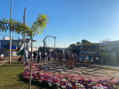 Guaíra - Cerimônia oficial marca o início da Semana da Pátria 2021 • Portal Guaíra