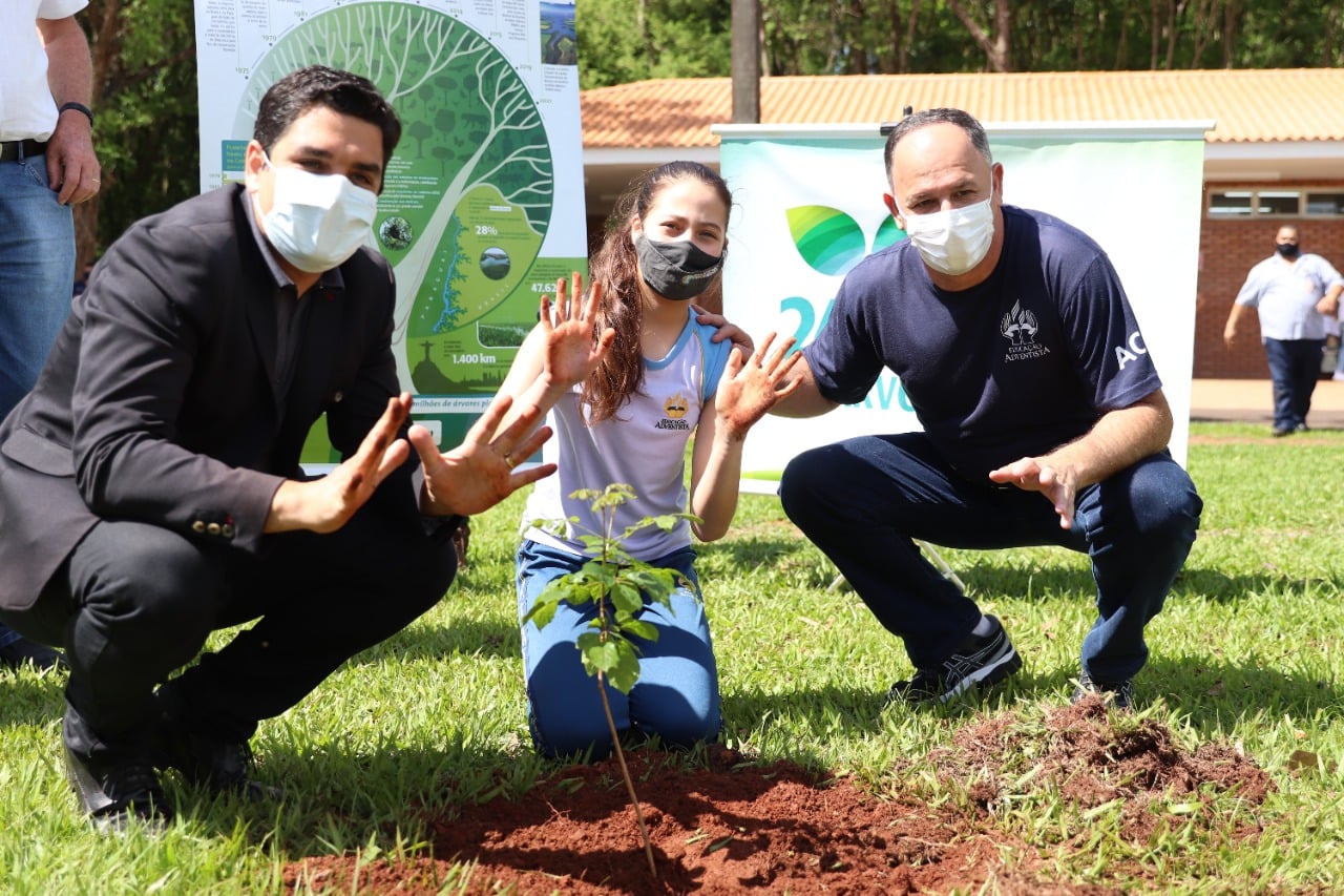Guaíra - Município e Itaipu Binacional celebram plantio de 24 milhões de árvores • Portal Guaíra