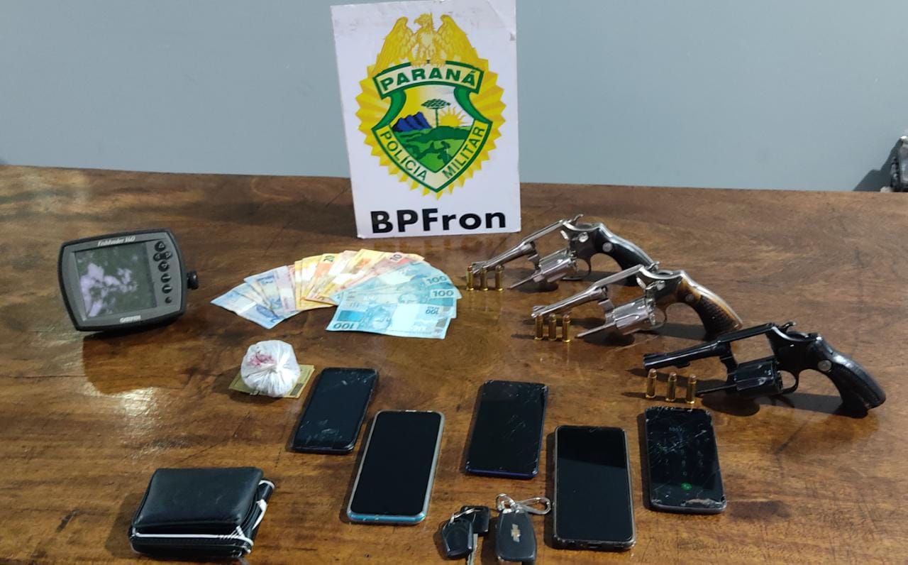 Guaíra - BPFron desarticula grupo criminoso durante operação policial • Portal Guaíra