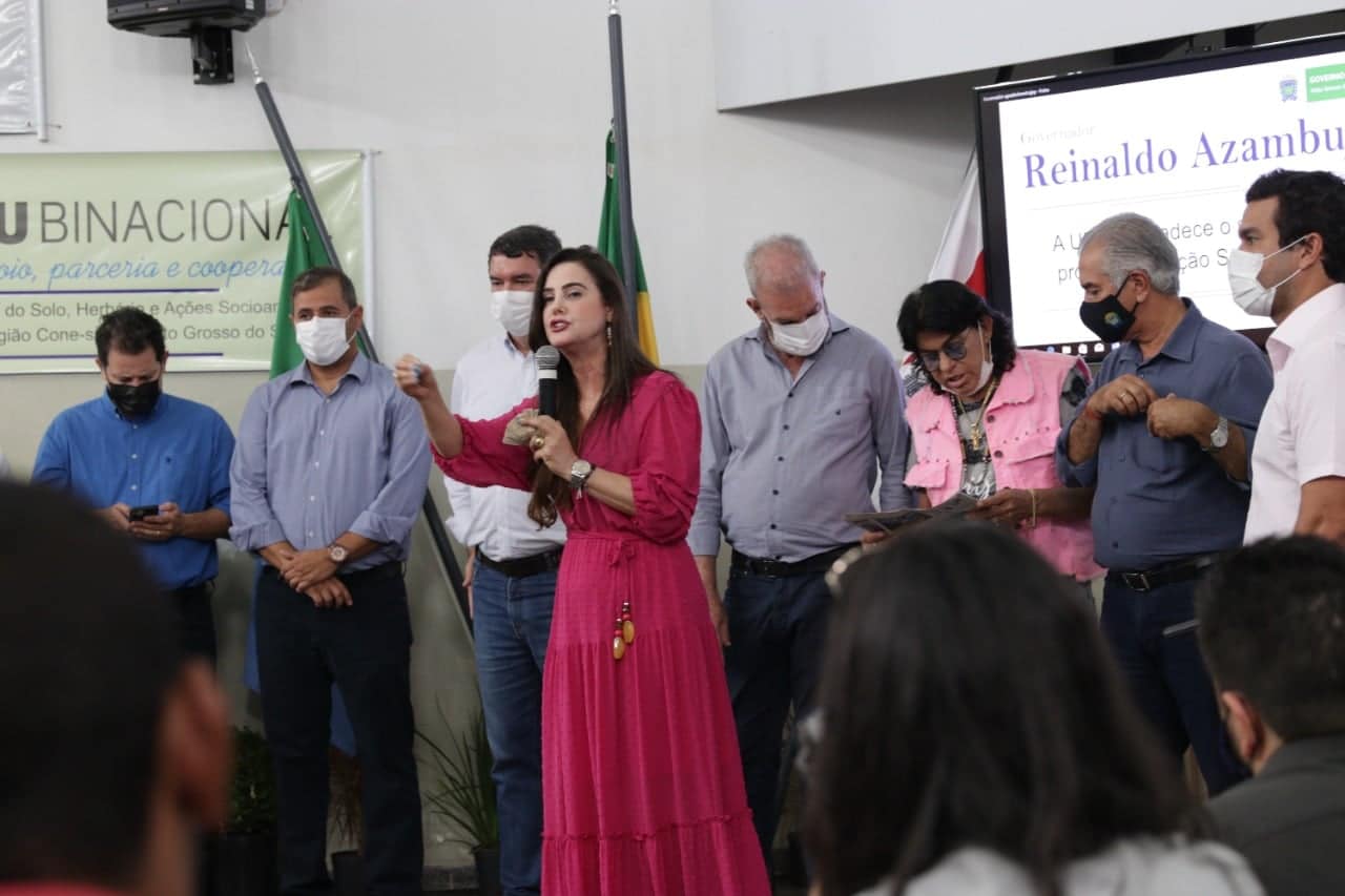 Destaque - Município de Guaíra é representado em comitiva de recepção ao governador sul-mato-grossense Reinaldo Azambuja • Portal Guaíra