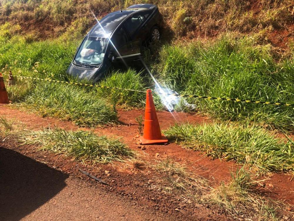 BR 163 - Perseguição policial termina em acidente com morte • Portal Guaíra