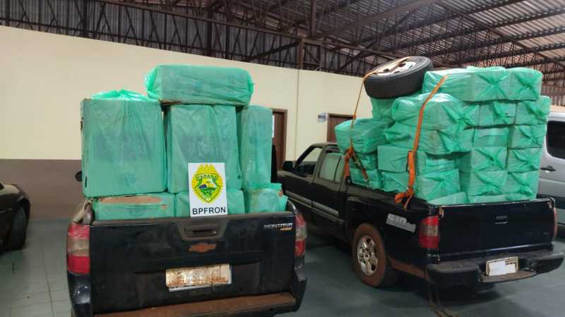 Guaíra - BPFron apreende veículos carregados com cigarros contrabandeados • Portal Guaíra