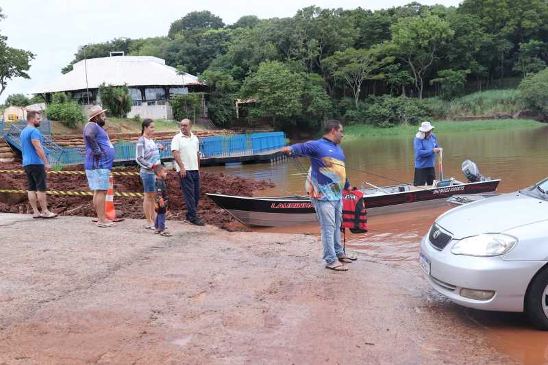 Guaíra - Rampa de acesso ao Rio Paraná é reinaugurada • Portal Guaíra
