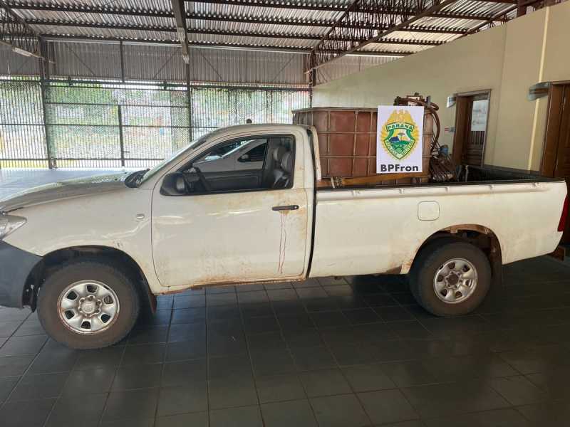 Guaíra - BPFron recupera veículo furtado em Doutor Camargo • Portal Guaíra