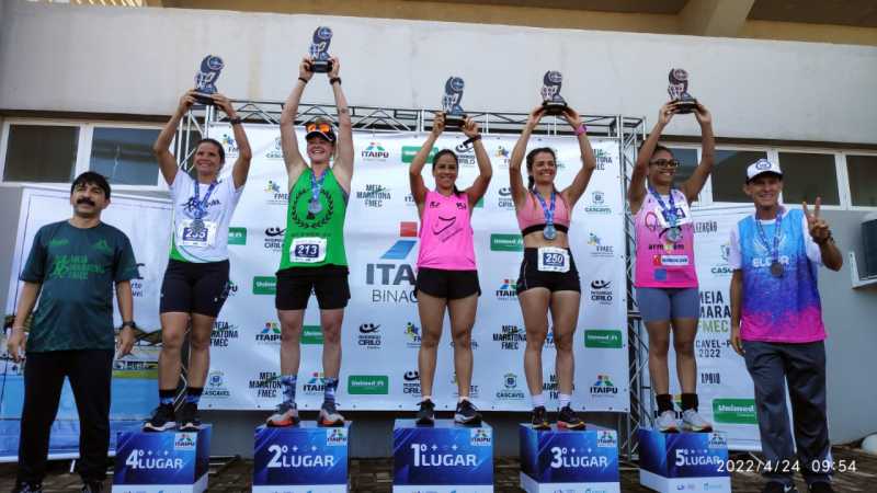Cascavel - Atletas guairenses são campeões nas provas de 5 km e 10 km na Meia Maratona FMEC • Portal Guaíra