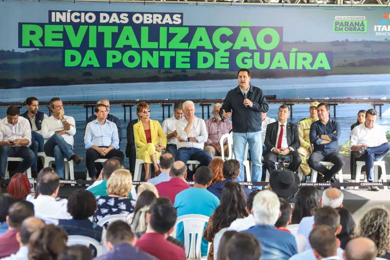 Guaíra - Governador autoriza início da revitalização da ponte Ayrton Senna • Portal Guaíra