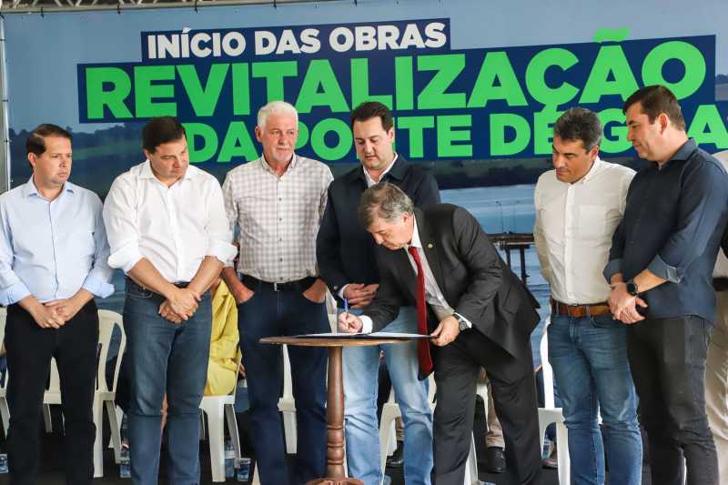 Guaíra - Governador autoriza início da revitalização da ponte Ayrton Senna • Portal Guaíra