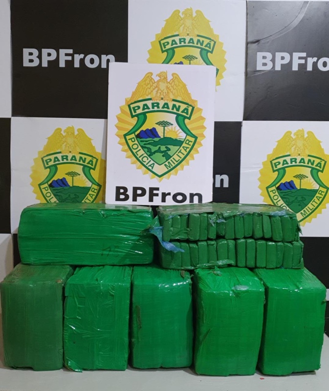 Fronteira - Em quase oito meses de trabalho, BPFron supera a quantidade de apreensões de drogas da unidade do ano de 2021 • Portal Guaíra